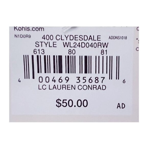 LC Lauren Conrad Womens High Rise Distressed Ankle Skinny Jeans Sz 10 New - Picture 7 of 8